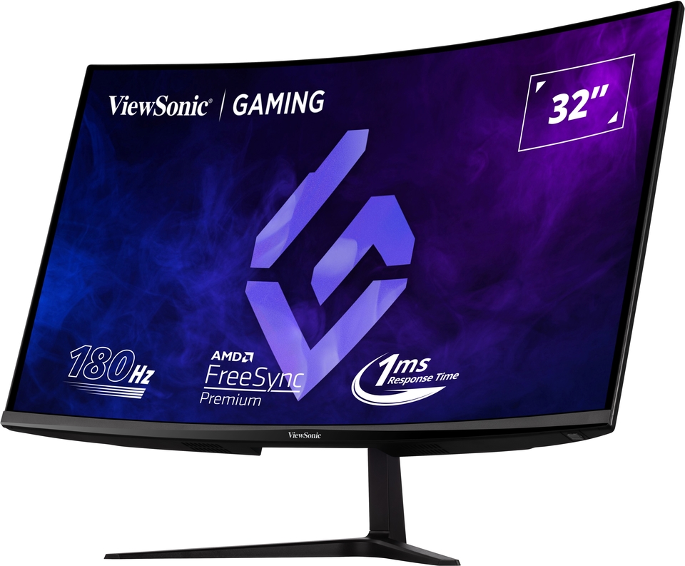 VX3218C-2K 32-дюймовий ігровий монітор QHD з вигнутим екраном, 180
